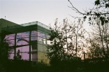 LA Natural History Museum at sunset